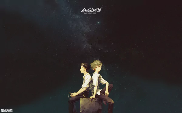 Kaworu Nagisa Shinji Ikari Anime Evangelion: 3.0 You Can (Not) Redo HD Desktop Wallpaper | Background Image