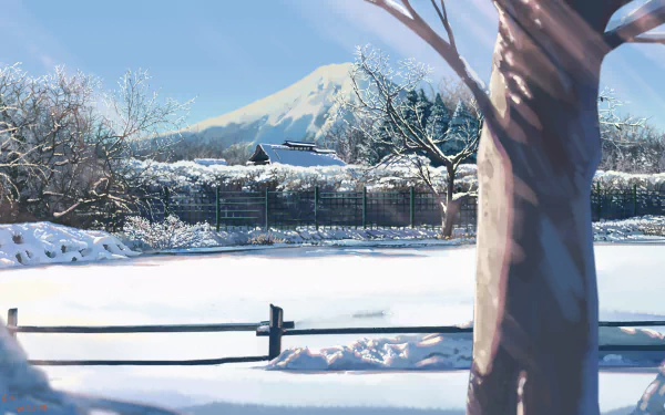 Anime winter winter anime HD Desktop Wallpaper | Background Image