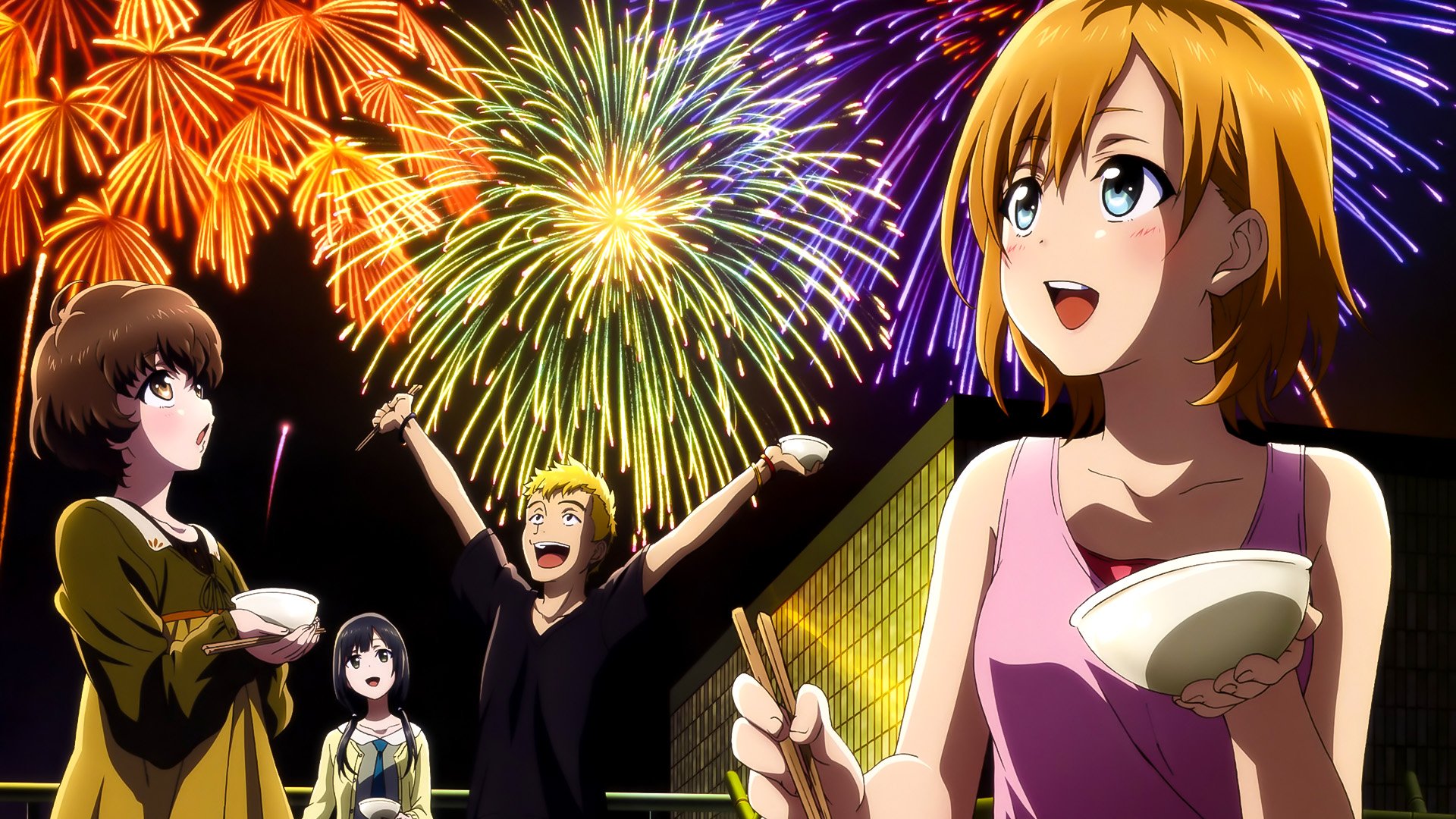 Download Ai Kunogi Tarou Takanashik Ema Yasuhara Aoi Miyamori Anime Shirobako HD Wallpaper