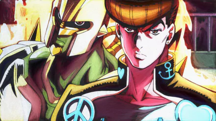 Crazy Diamond (Jojo's Bizarre Adventure) Josuke Higashikata Anime Jojo's Bizarre Adventure HD Desktop Wallpaper | Background Image