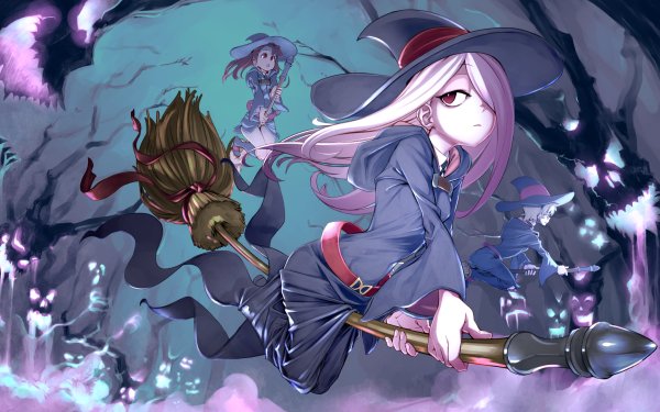 Anime Little Witch Academia Atsuko Kagari Lotte Yanson Sucy Manbavaran HD Wallpaper | Background Image
