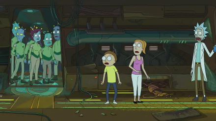 Summer Smith Morty Smith Rick Sanchez TV Show Rick and Morty HD Desktop Wallpaper | Background Image