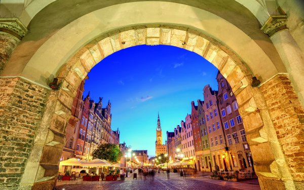 Man Made Gdansk Towns Poland City Arch HD Wallpaper | Background Image