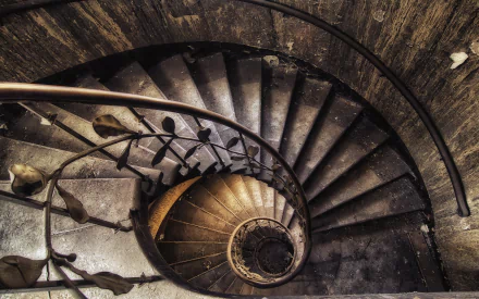 spiral staircase man made stairs HD Desktop Wallpaper | Background Image