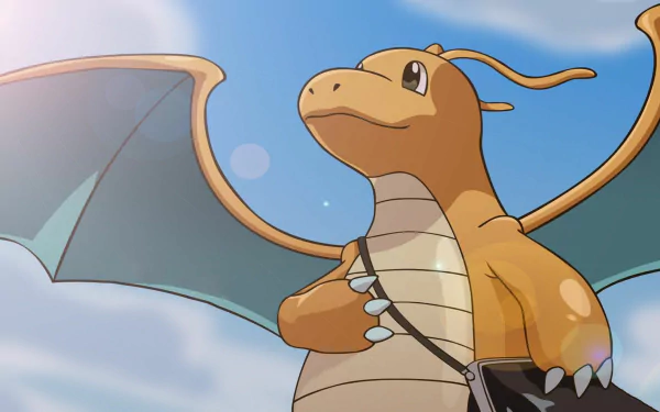 Dragonite (Pokémon) Anime Pokémon: The First Movie HD Desktop Wallpaper | Background Image
