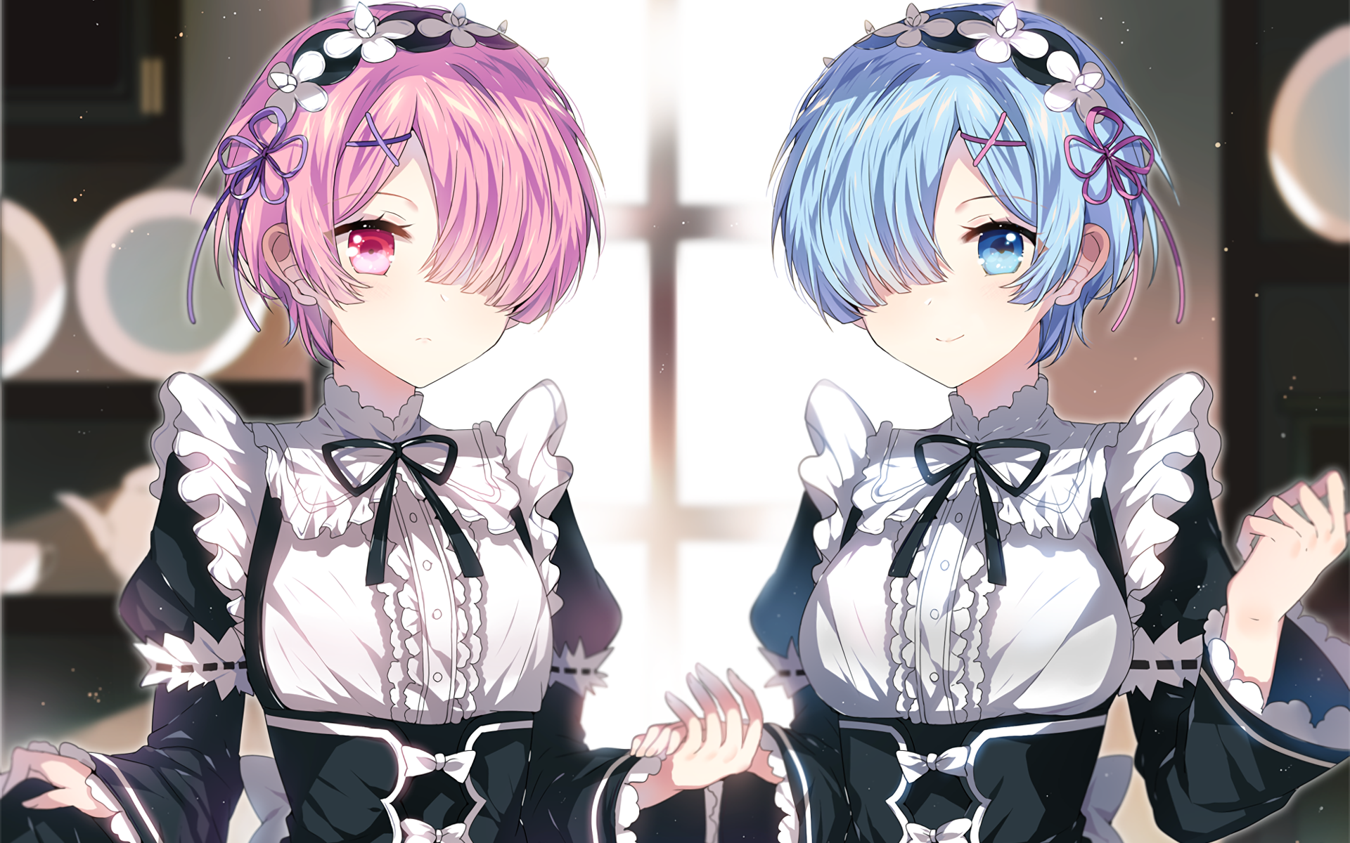 Ram and Rem HD Wallpaper - Re:Zero Anime