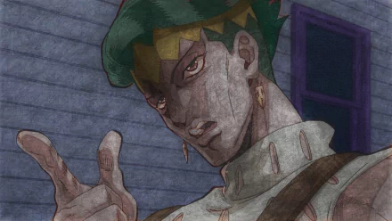 Rohan Kishibe Anime Jojo's Bizarre Adventure HD Desktop Wallpaper | Background Image