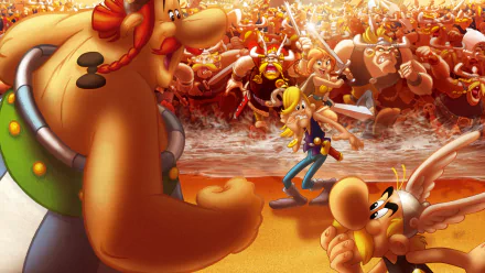 movie Asterix and the Vikings HD Desktop Wallpaper | Background Image