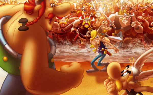 movie Asterix and the Vikings HD Desktop Wallpaper | Background Image