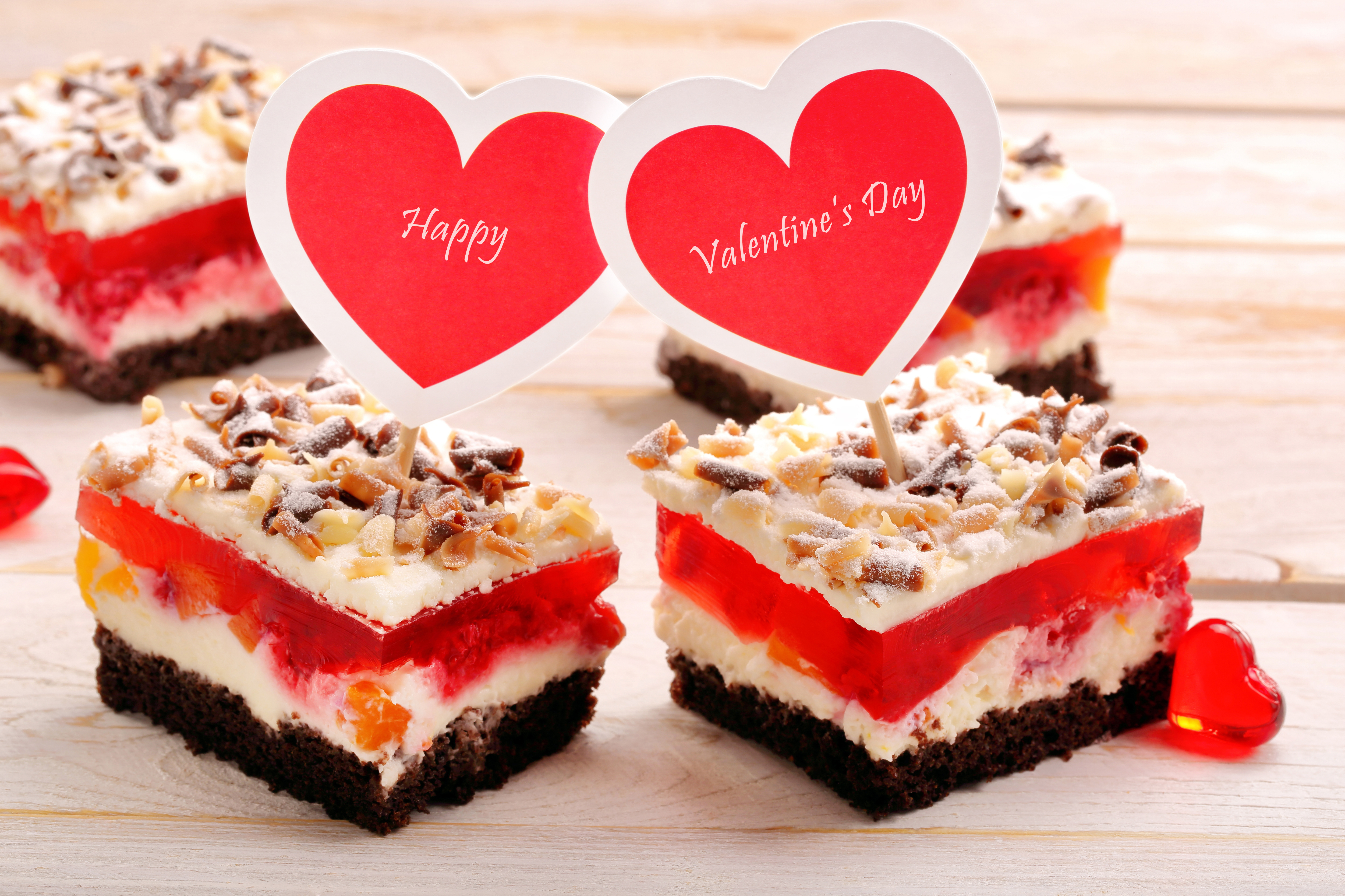 Download Heart Cake Happy Valentine’s Day Holiday Valentine’s Day 4k