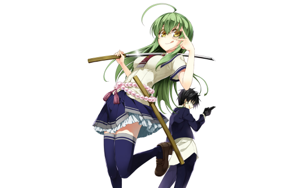 Anime Armed Girl's Machiavellism Satori Tamaba Fudou Nomura Busou Shoujo Machiavellianism HD Wallpaper | Background Image