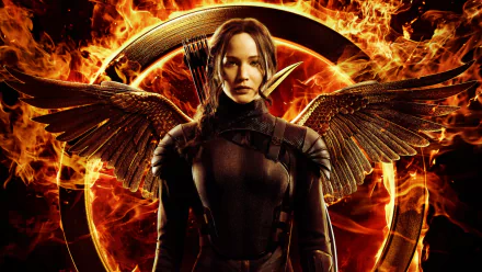 Jennifer Lawrence Katniss Everdeen movie The Hunger Games: Mockingjay - Part 1 HD Desktop Wallpaper | Background Image