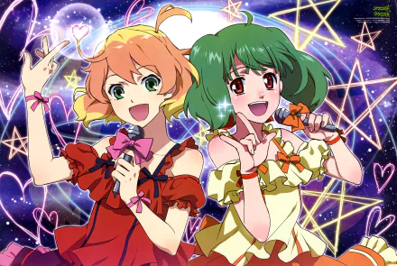 Ranka Lee Freyja Wion Anime Macross Frontier HD Desktop Wallpaper | Background Image