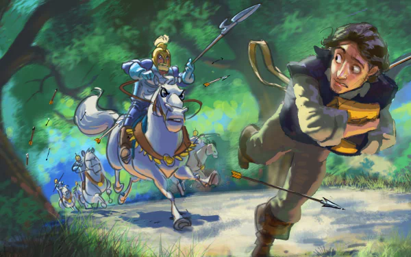 Flynn Rider movie Tangled HD Desktop Wallpaper | Background Image