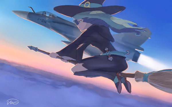 Diana Cavendish Anime Little Witch Academia HD Desktop Wallpaper | Background Image