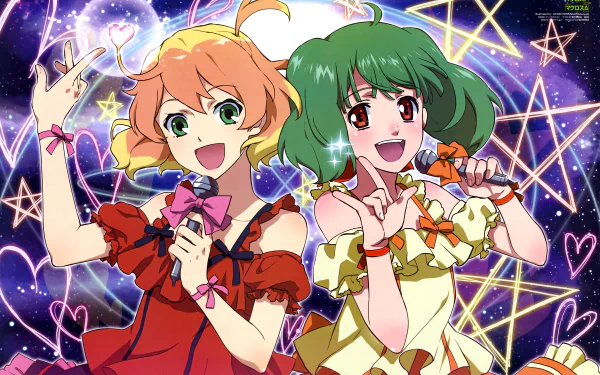 Ranka Lee Freyja Wion Anime Macross Frontier HD Desktop Wallpaper | Background Image