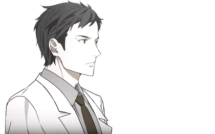 Profile of Shigemura Tetsuhiro from Sword Art Online Ordinal Scale in a clean anime-style HD wallpaper background.