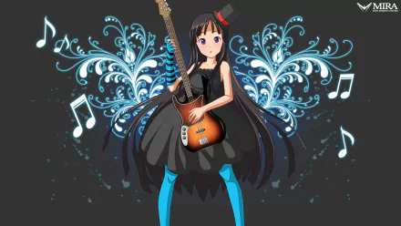 Mio Akiyama Anime K-ON! HD Desktop Wallpaper | Background Image