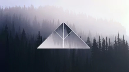 artistic polyscape HD Desktop Wallpaper | Background Image