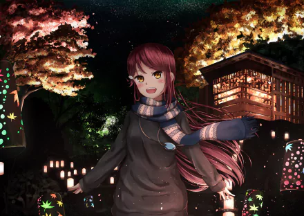 Riko Sakurauchi Anime Love Live! Sunshine!! HD Desktop Wallpaper | Background Image