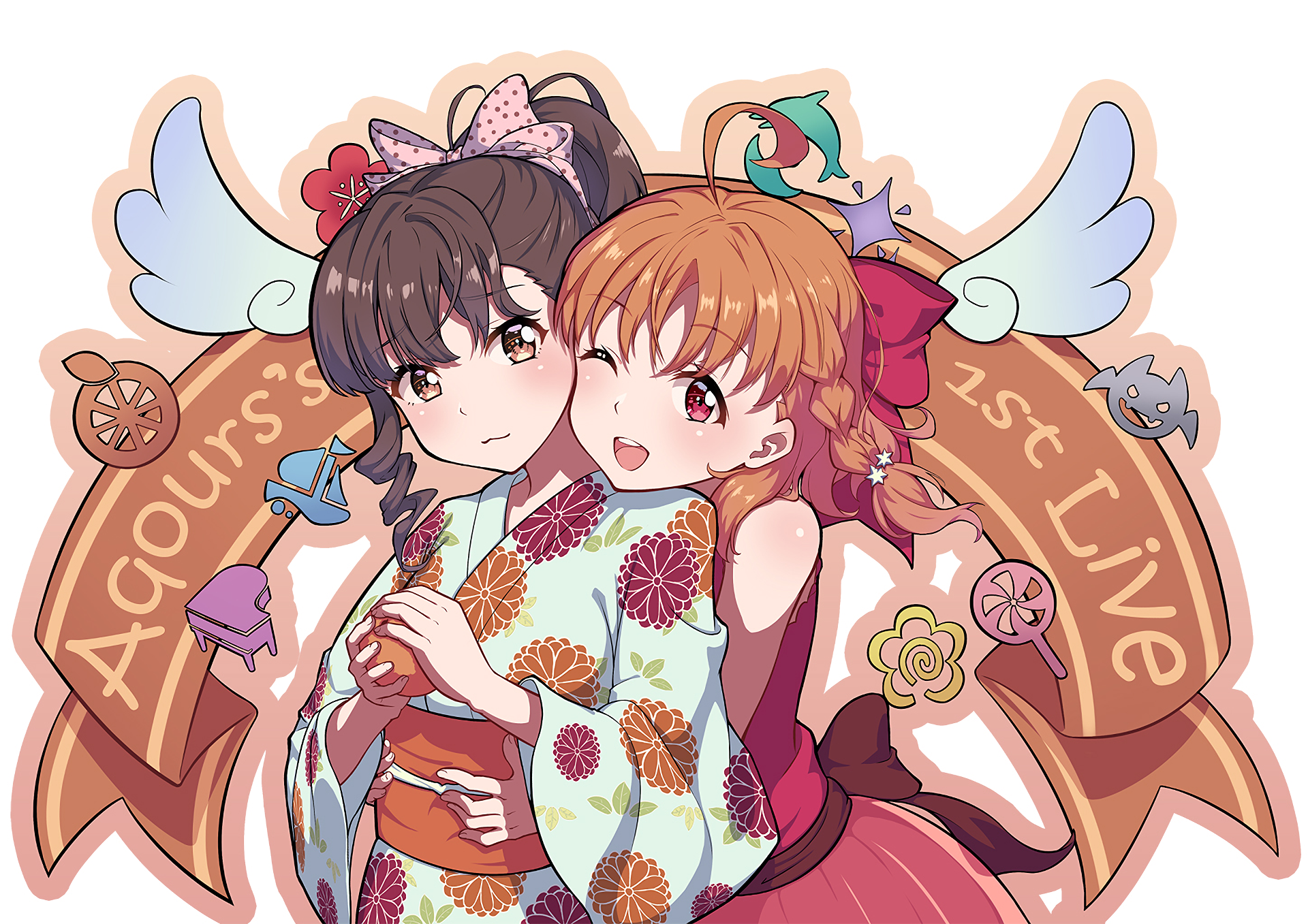 Anime Love Live! Sunshine!! HD Wallpaper by 琥珀