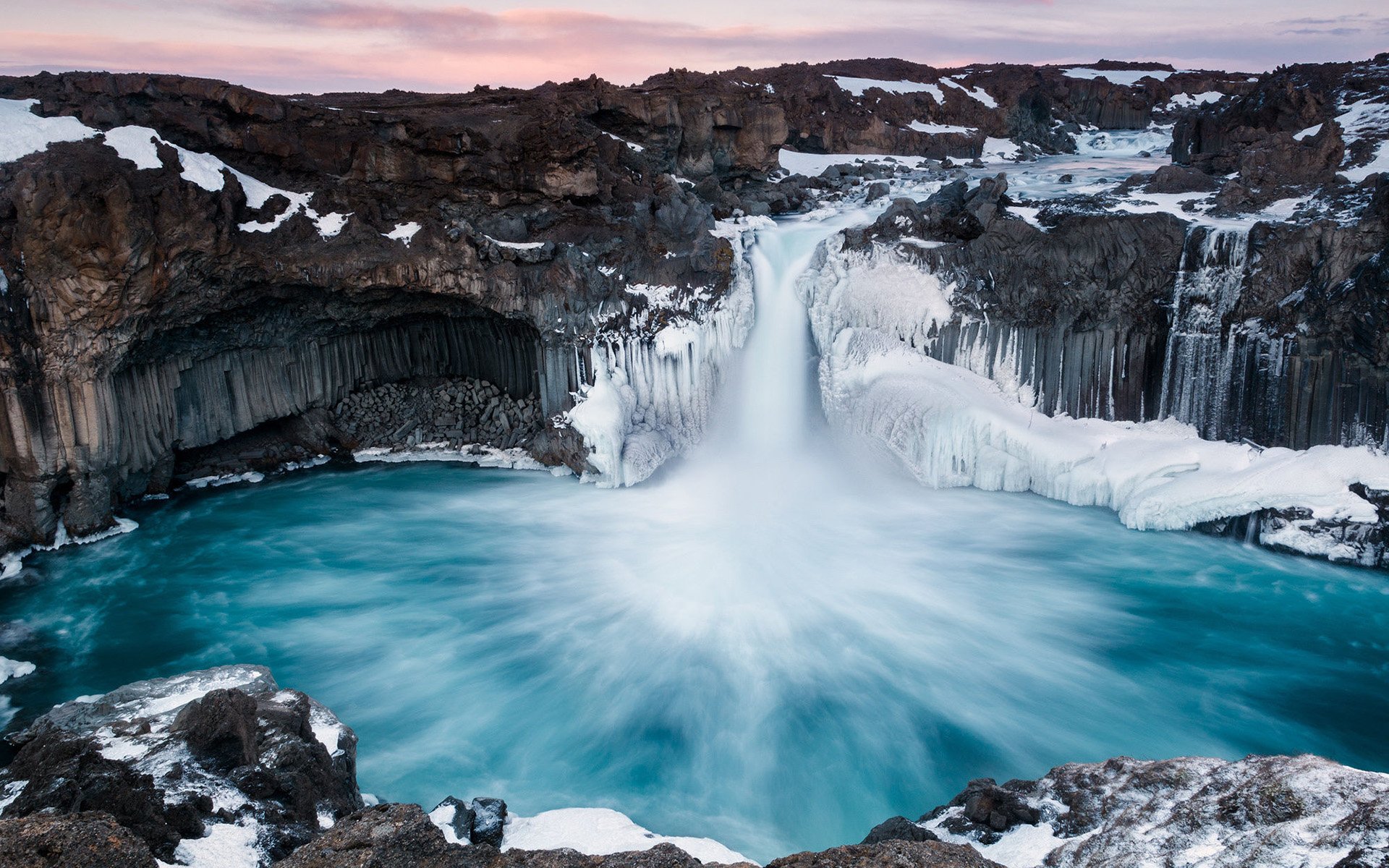 Frozen Waterfall HD Wallpaper | Background Image | 1920x1200 | ID