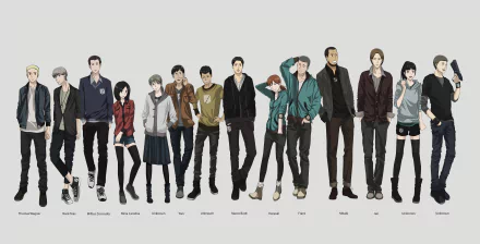 Thomas Wagner Nac Tias Mylius Zeramuski Mitabi Jarnach Mina Carolina Marco Bott Ian Dietrich Anime Attack on Titan HD Desktop Wallpaper | Background Image
