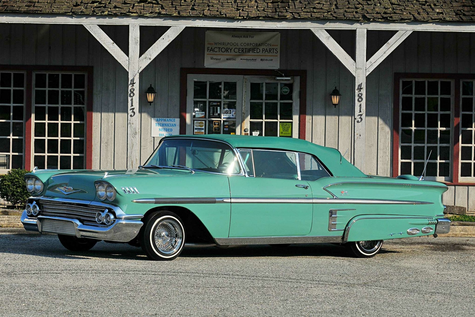 Download Lowrider Vehicle Chevrolet Impala Convertible HD Wallpaper