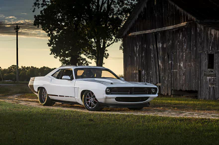 Mopar muscle car hot rod Abstract Plymouth Barracuda HD Desktop Wallpaper | Background Image