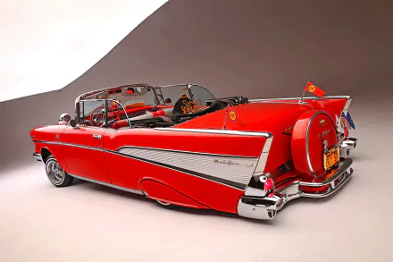 lowrider Chevrolet Bel Air Fuel-Injected Convertible vehicle Chevrolet Bel Air Convertible HD Desktop Wallpaper | Background Image