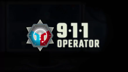 HD desktop wallpaper featuring the logo of the game 9:1:1 Operator on a dark background.