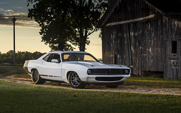 Mopar muscle car hot rod Abstract Plymouth Barracuda HD Desktop Wallpaper | Background Image