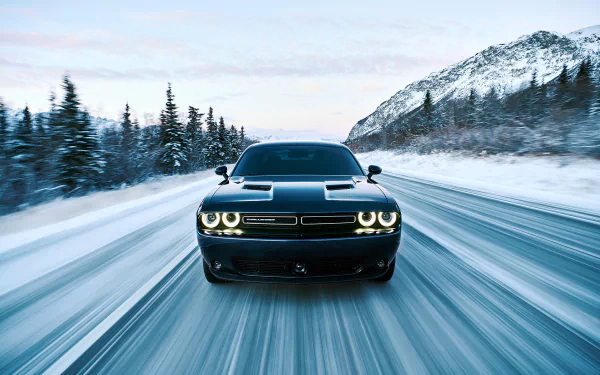 Mopar muscle car vehicle Dodge Challenger GT AWD HD Desktop Wallpaper | Background Image