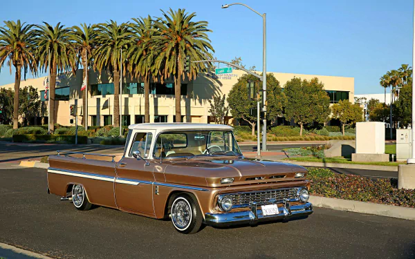 lowrider vehicle Chevrolet C10 HD Desktop Wallpaper | Background Image