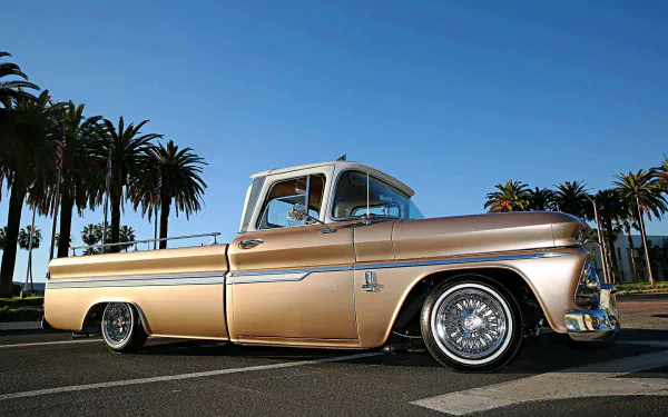 lowrider vehicle Chevrolet C10 HD Desktop Wallpaper | Background Image