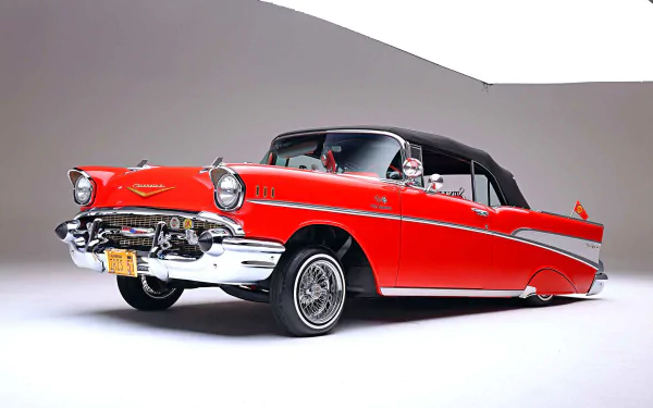 lowrider Chevrolet Bel Air Fuel-Injected Convertible vehicle Chevrolet Bel Air Convertible HD Desktop Wallpaper | Background Image