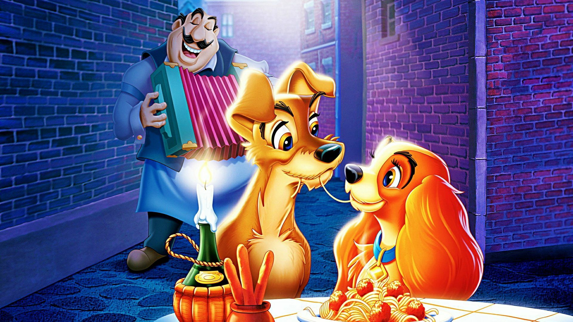 Movie Lady and the Tramp (1955) HD Wallpaper | Background Image