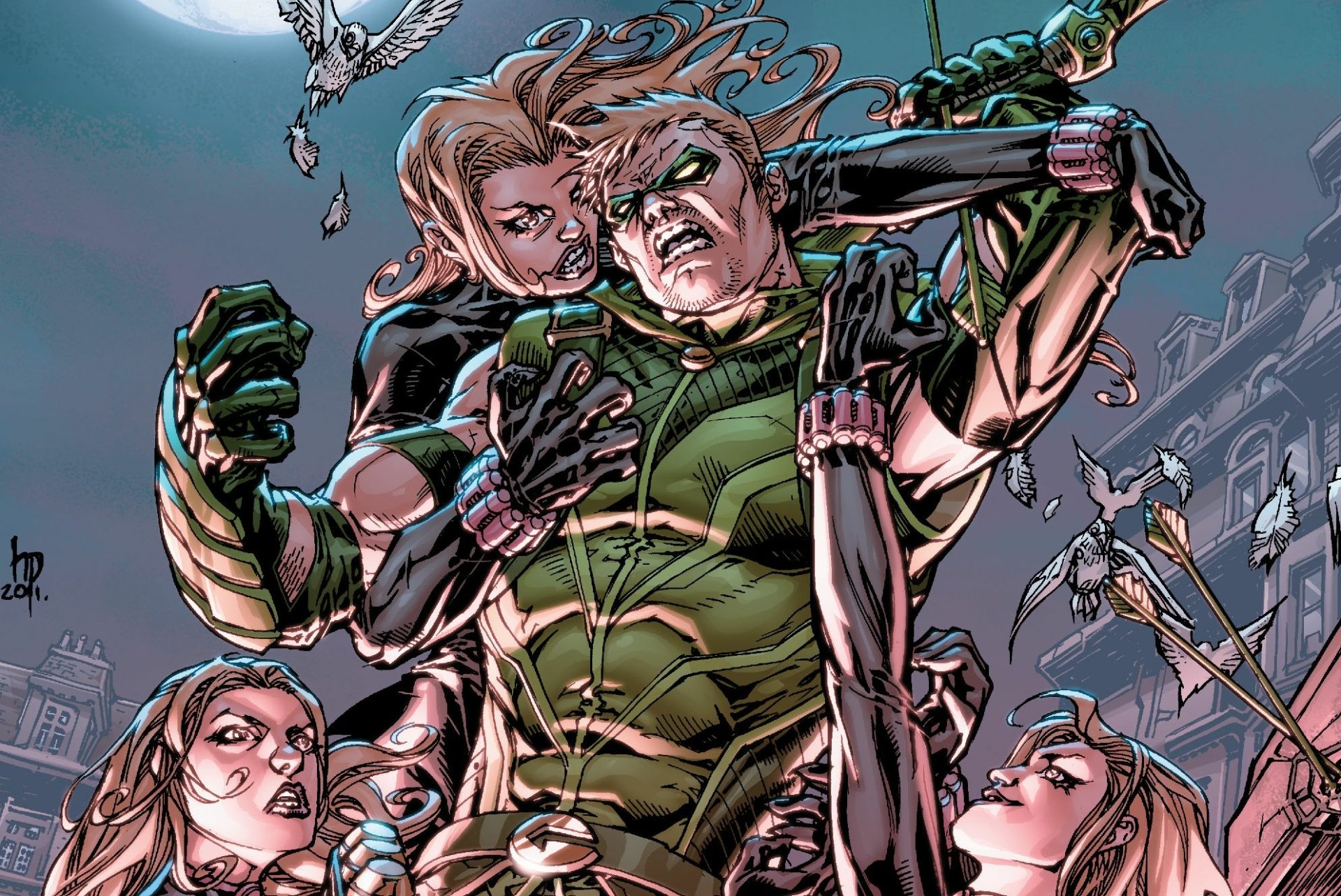 Download Comic Green Arrow HD Wallpaper