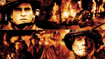 John Travolta Joaquin Phoenix movie Ladder 49 HD Desktop Wallpaper | Background Image