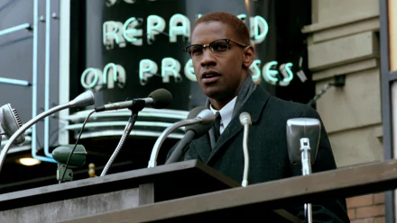 Denzel Washington movie Malcolm X HD Desktop Wallpaper | Background Image