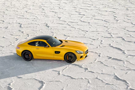 yellow car car Mercedes-Benz vehicle Mercedes-Benz AMG GT HD Desktop Wallpaper | Background Image