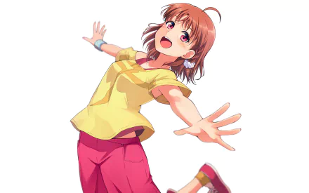 Chika Takami Anime Love Live! Sunshine!! HD Desktop Wallpaper | Background Image