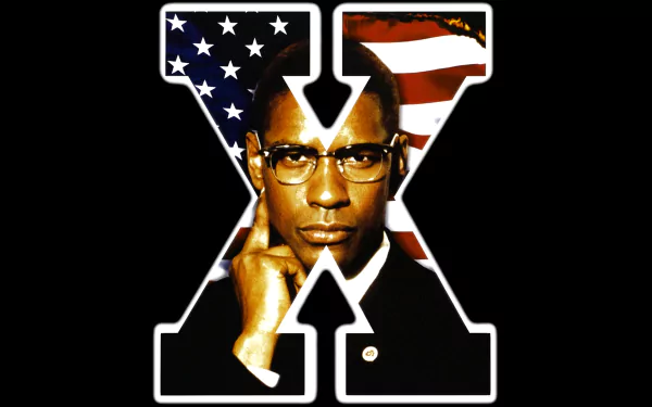 Denzel Washington movie Malcolm X HD Desktop Wallpaper | Background Image