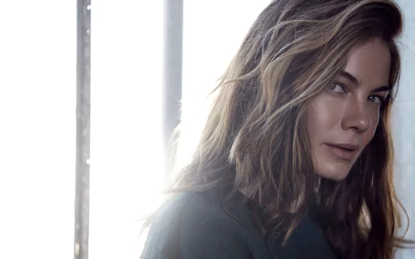 face brunette actress American Celebrity Michelle Monaghan HD Desktop Wallpaper | Background Image