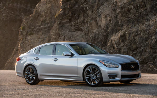silver car car Infiniti vehicle Infiniti Q70 HD Desktop Wallpaper | Background Image