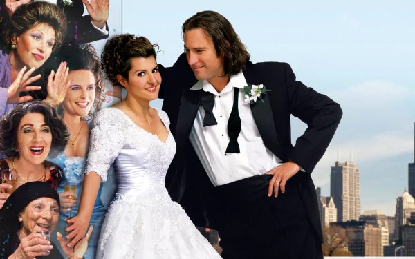 Nia Vardalos John Corbett movie My Big Fat Greek Wedding HD Desktop Wallpaper | Background Image