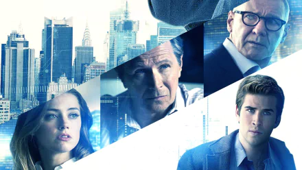 Liam Hemsworth Harrison Ford Gary Oldman Amber Heard movie Paranoia HD Desktop Wallpaper | Background Image