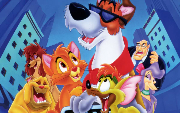 movie Oliver & Company HD Desktop Wallpaper | Background Image