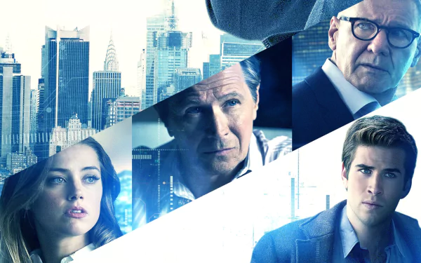 Liam Hemsworth Harrison Ford Gary Oldman Amber Heard movie Paranoia HD Desktop Wallpaper | Background Image