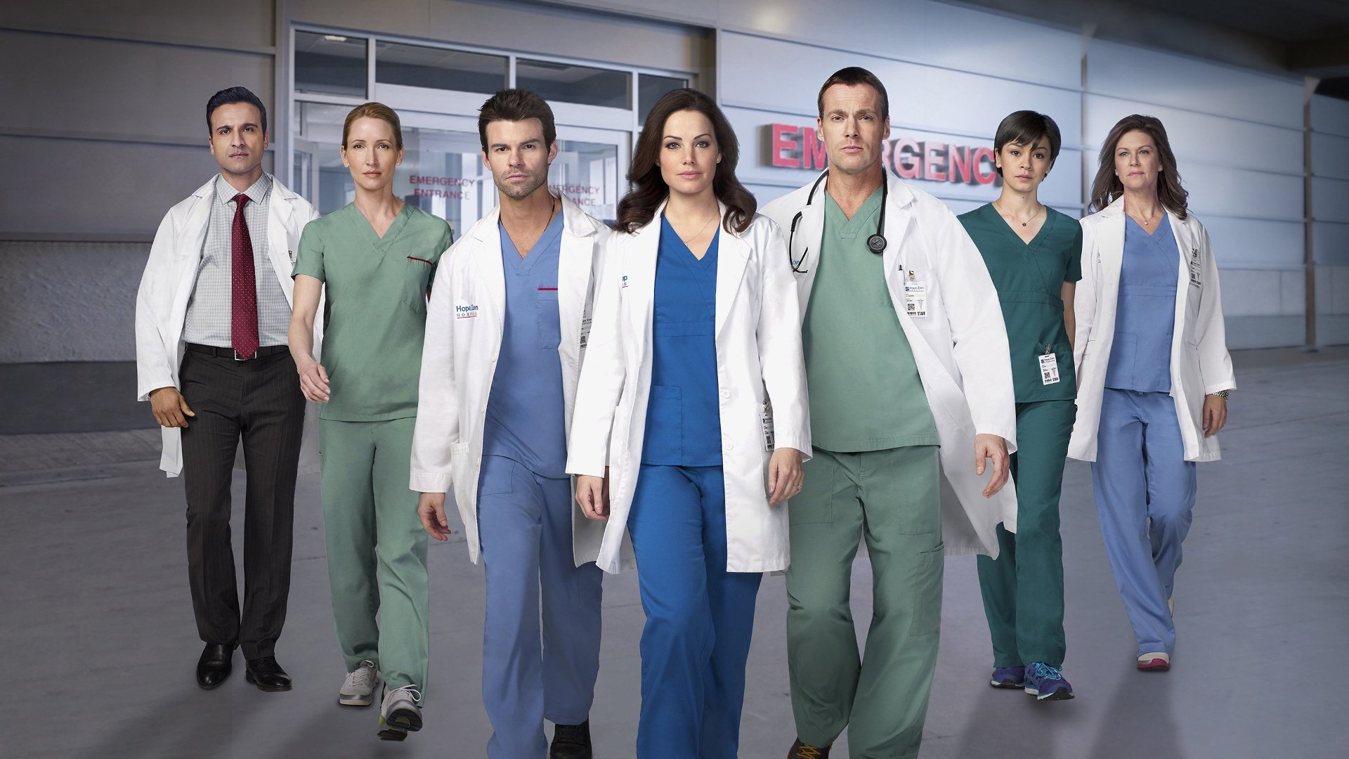 Download Cast TV Show Saving Hope HD Wallpaper